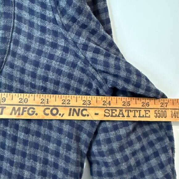 Faherty Men's Reversible Belmar Shirt Carbon Navy Check Button Down - Picture 6 of 7